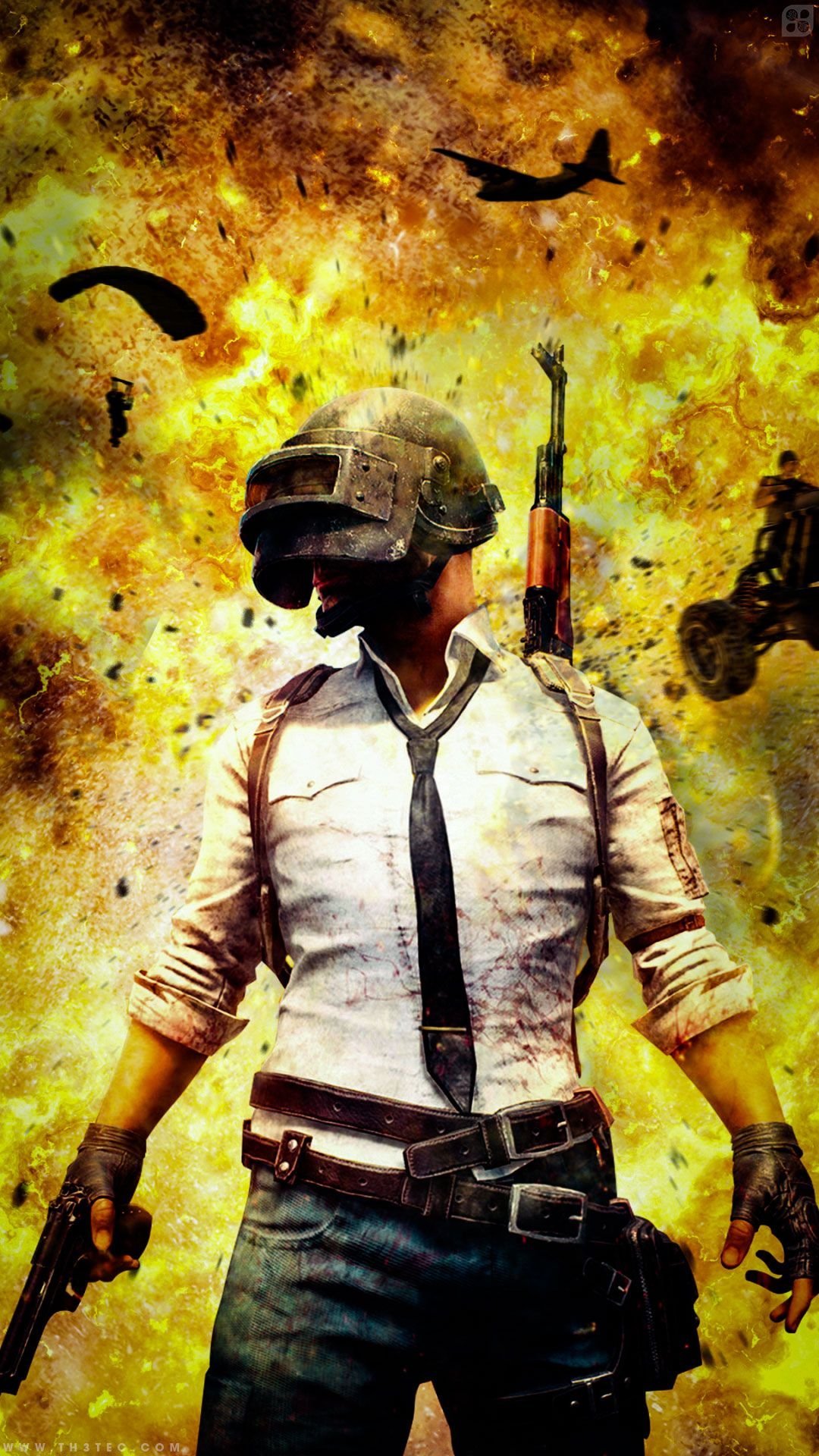 PUBG Girl Player With Amw Wallpaper