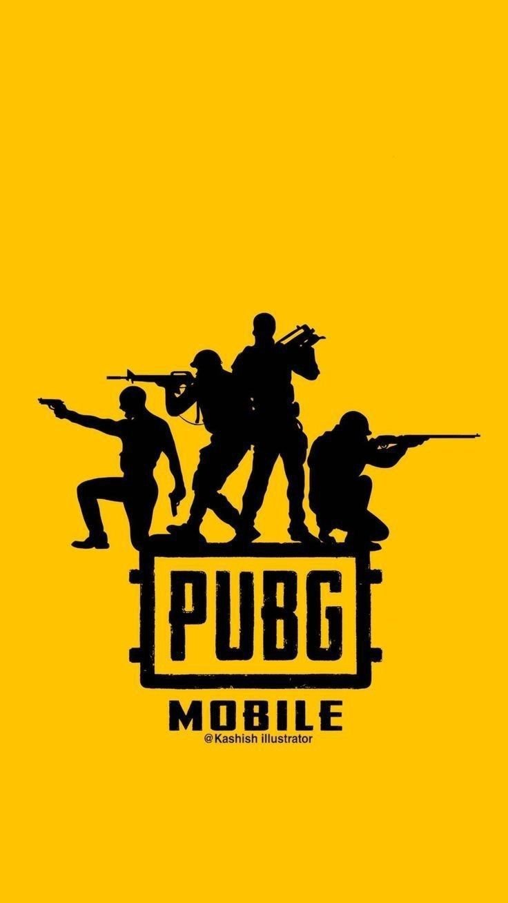 PUBG Logo Wallpaper 4K
