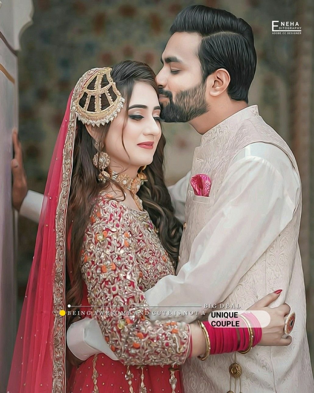 Punjabi DP Couple Holding Hand