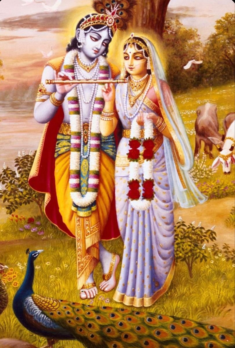 Romantic Radha Krishna Love Images