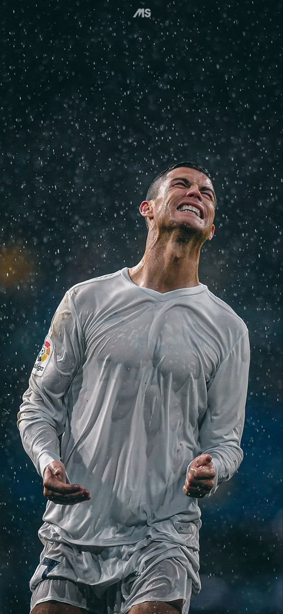 Ronaldo With Mercedez Benz Grpahic Wallpaper