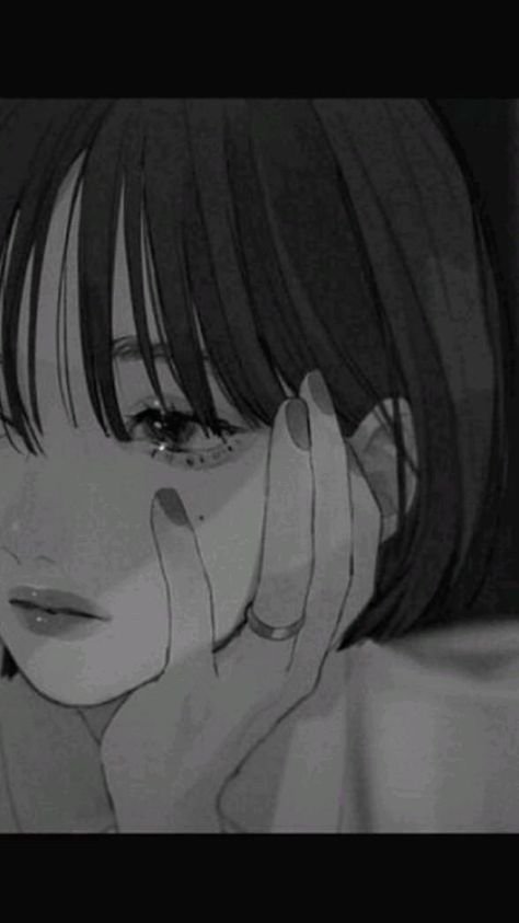 Sad Crying Girl DP For FB