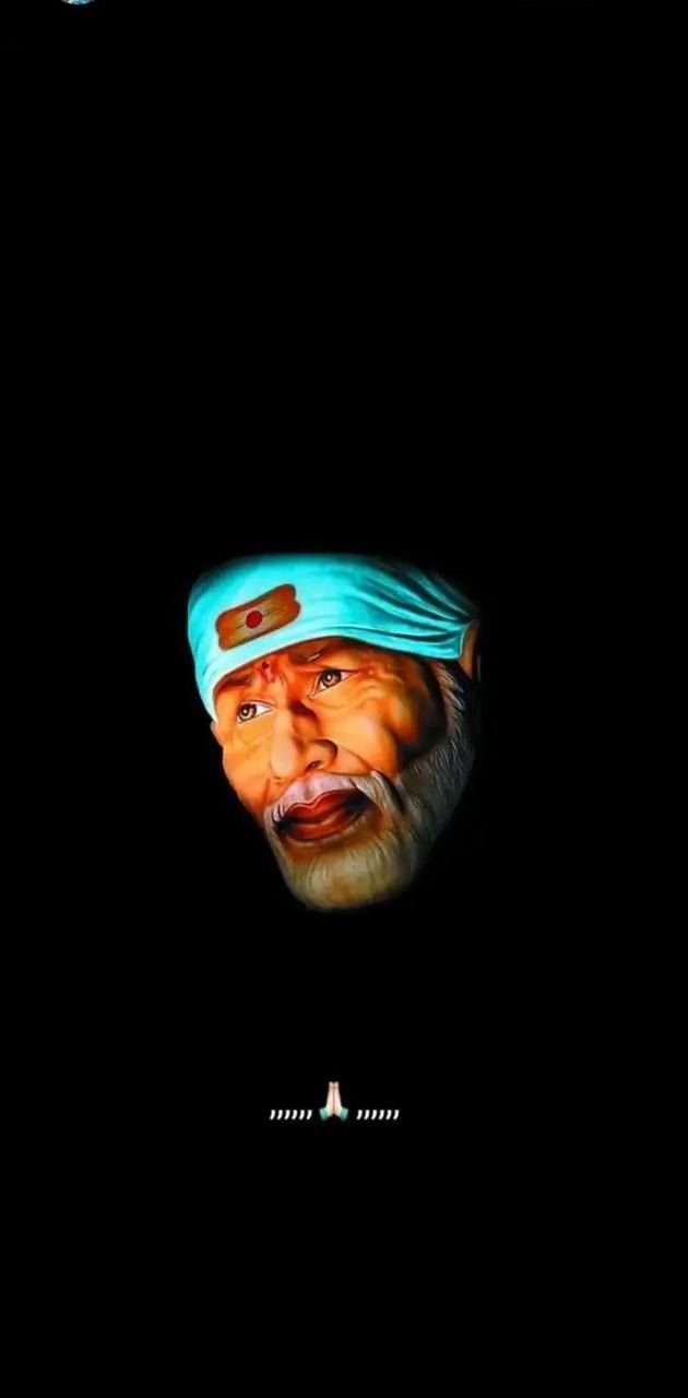 Sai Baba 3D PNG Images In White