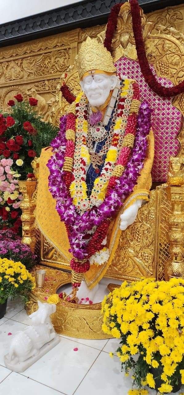 Sai Baba Flowers Images