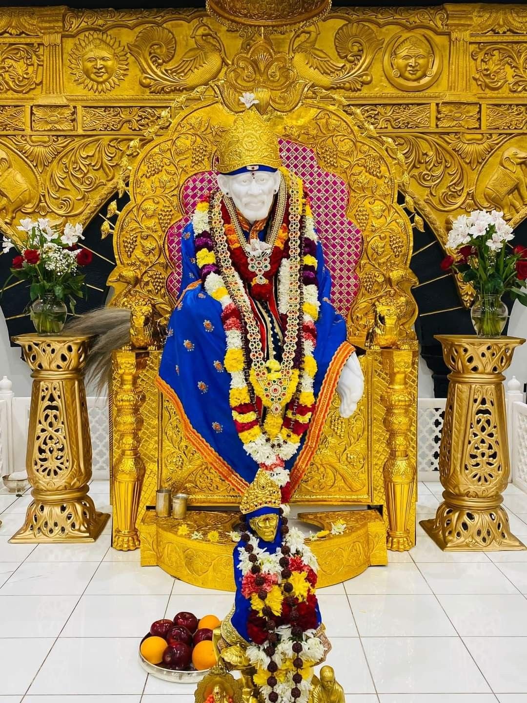 Sai Baba Images In Bangalore Temple Near HD
