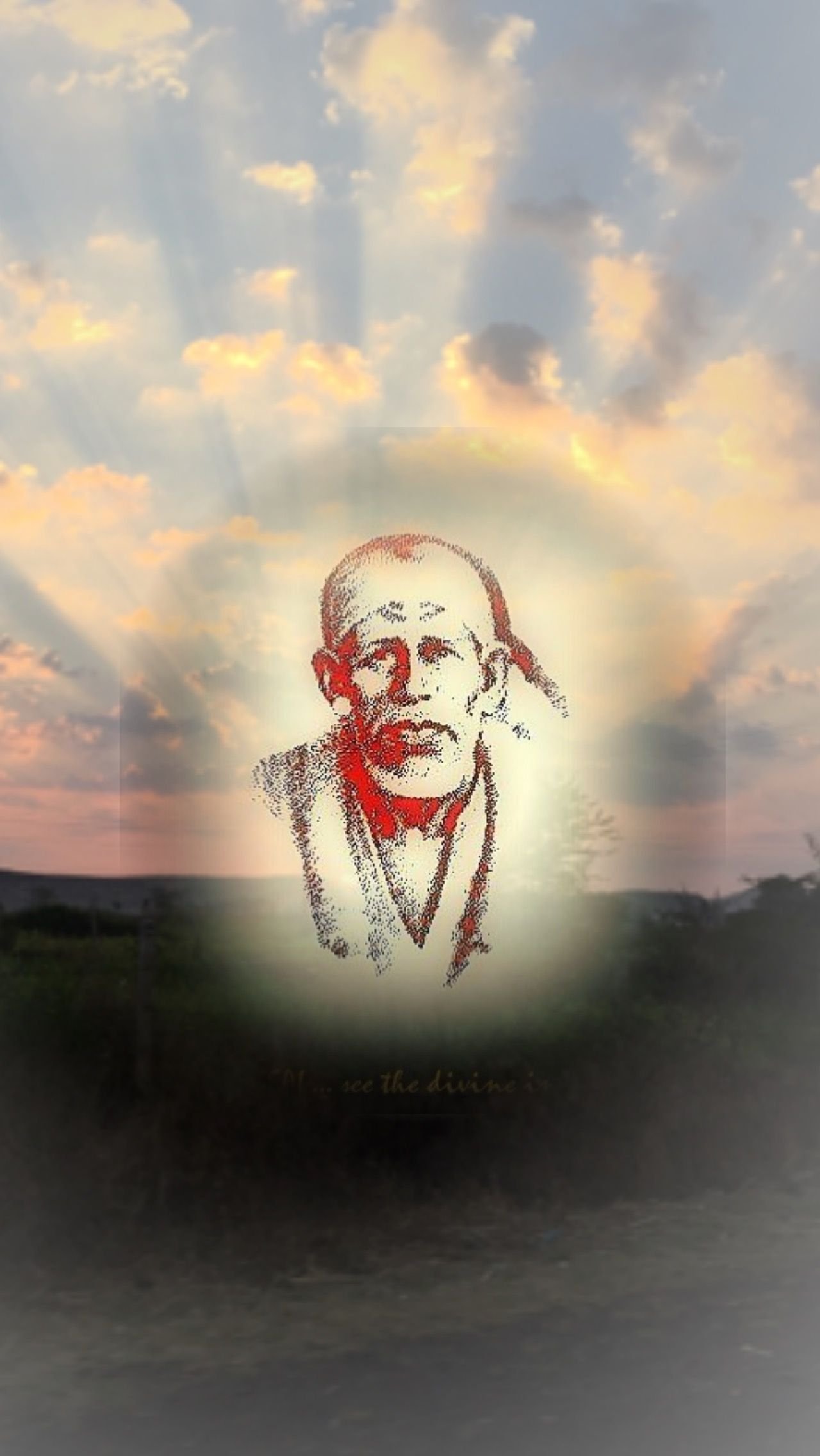 Shirdi Sai Baba Excellent Images In Crystal Wth Quotes