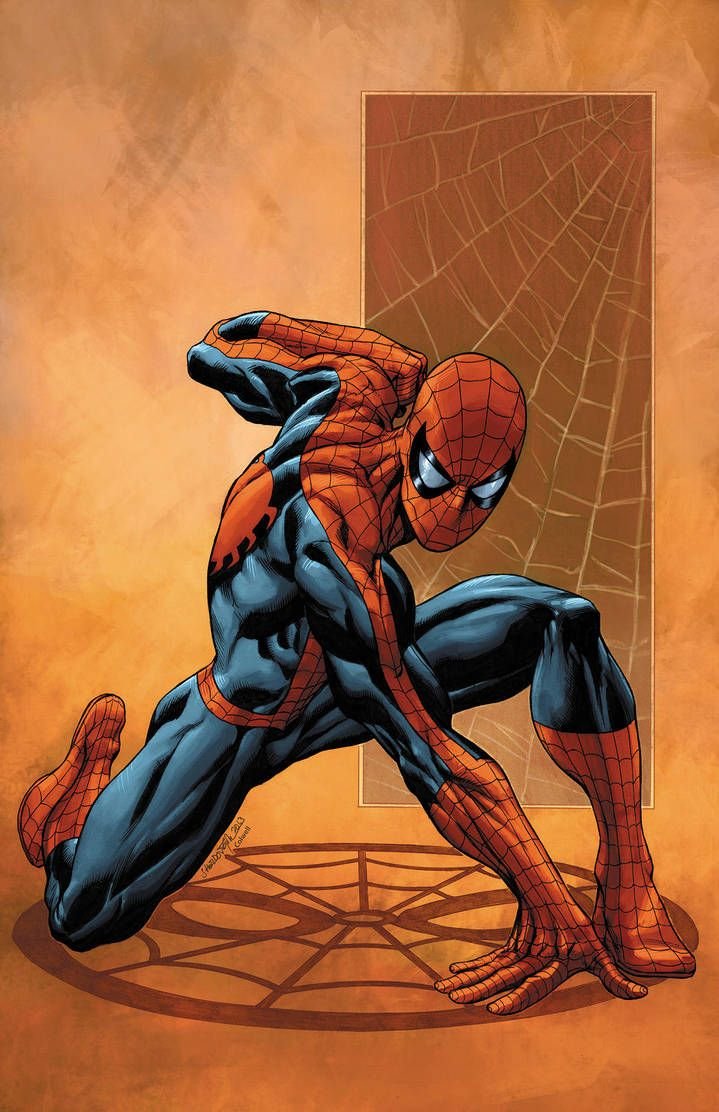 Spider Man Pointing At Spiderman Wallpaper
