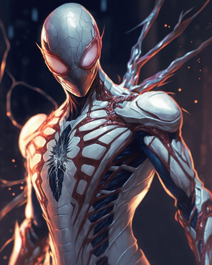 Spiderman Dark Minimalist Wallpaper