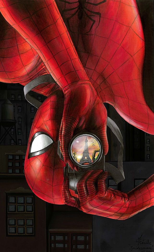 Spiderman Deadpool Triple Wallpaper
