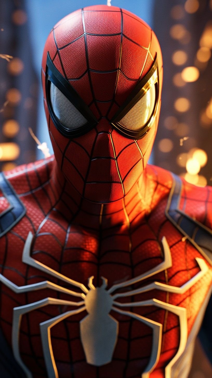 Spiderman Double Exposure Wallpaper