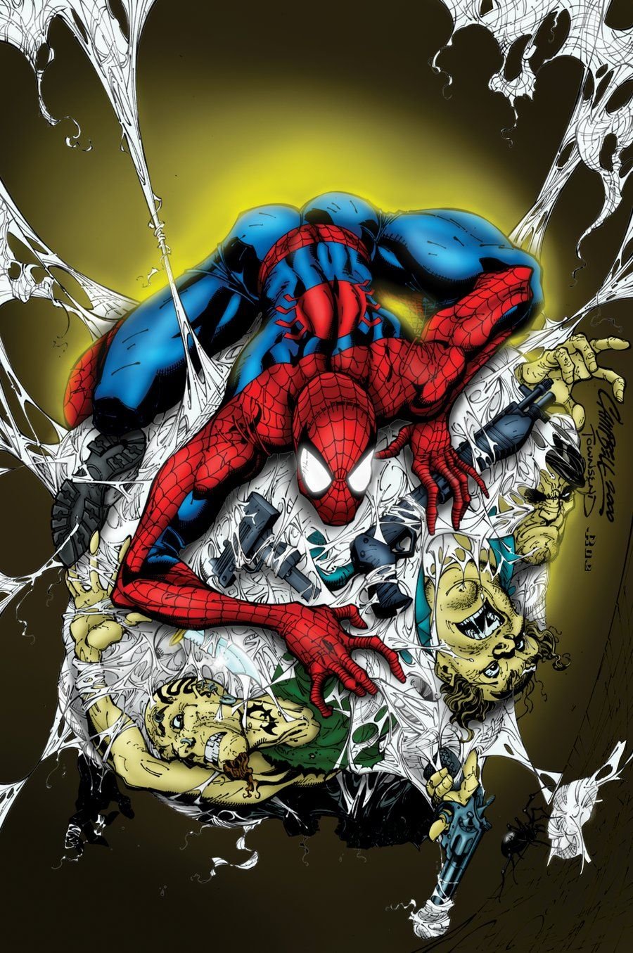 Spiderman Hand Up Wallpaper