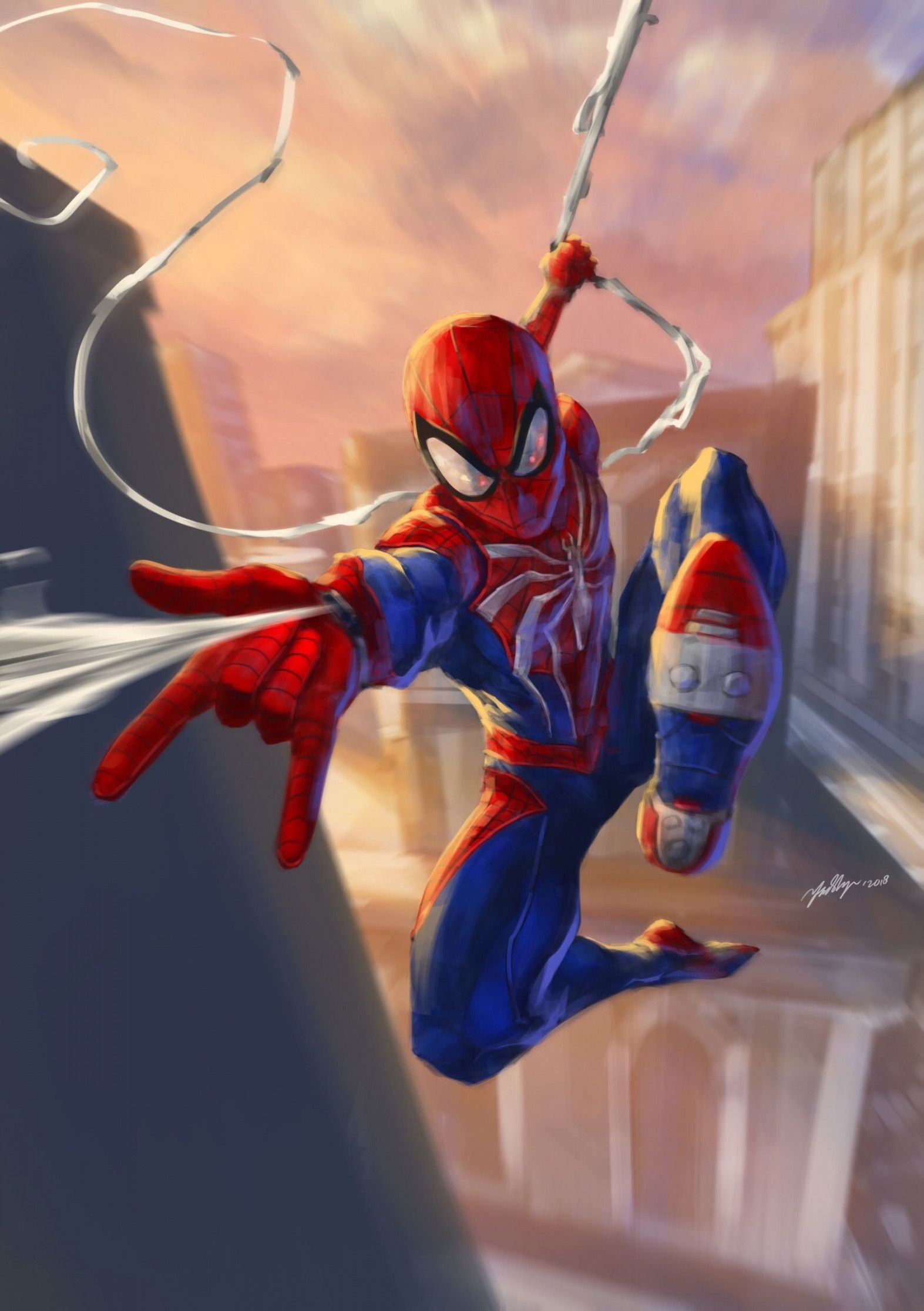 Spiderman Into Spider Verse Wallpaper HD