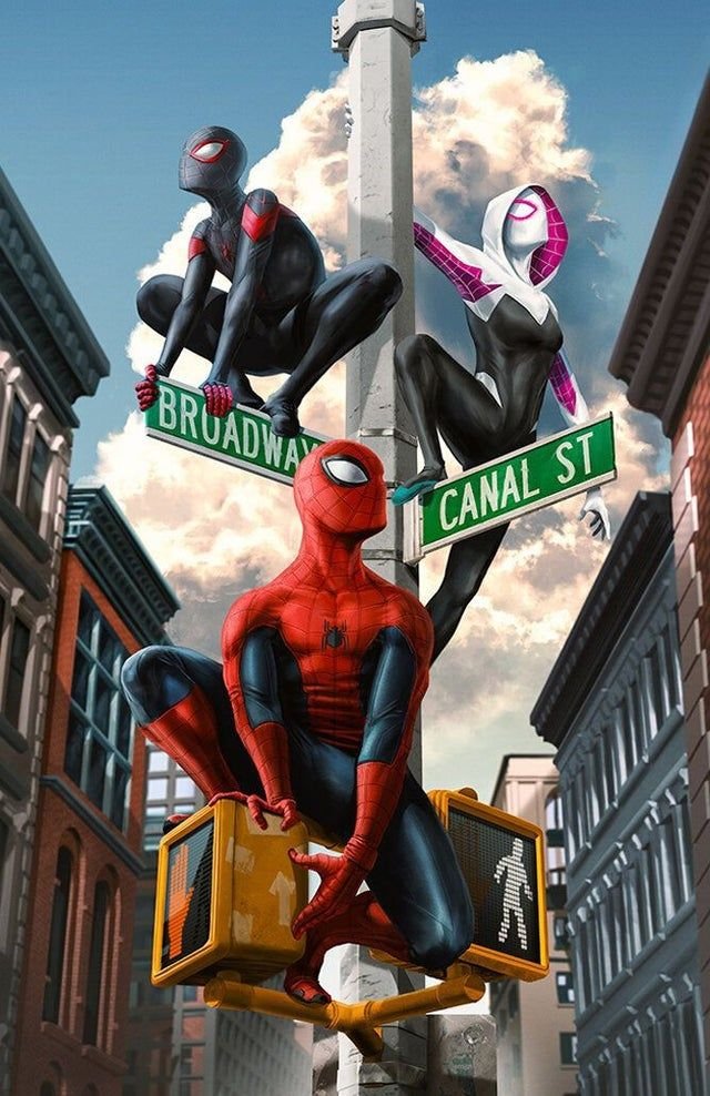 Spiderman Negro Wallpaper 4K