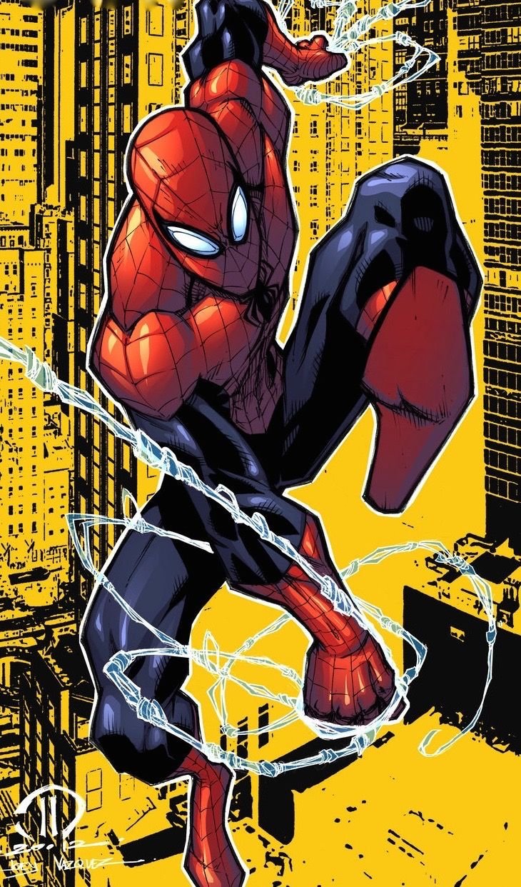 Spiderman Splatter Wallpaper