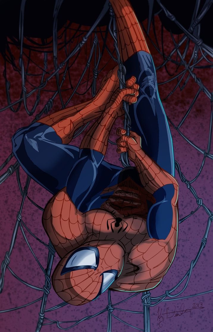 Spiderman Web Slinging Wallpaper
