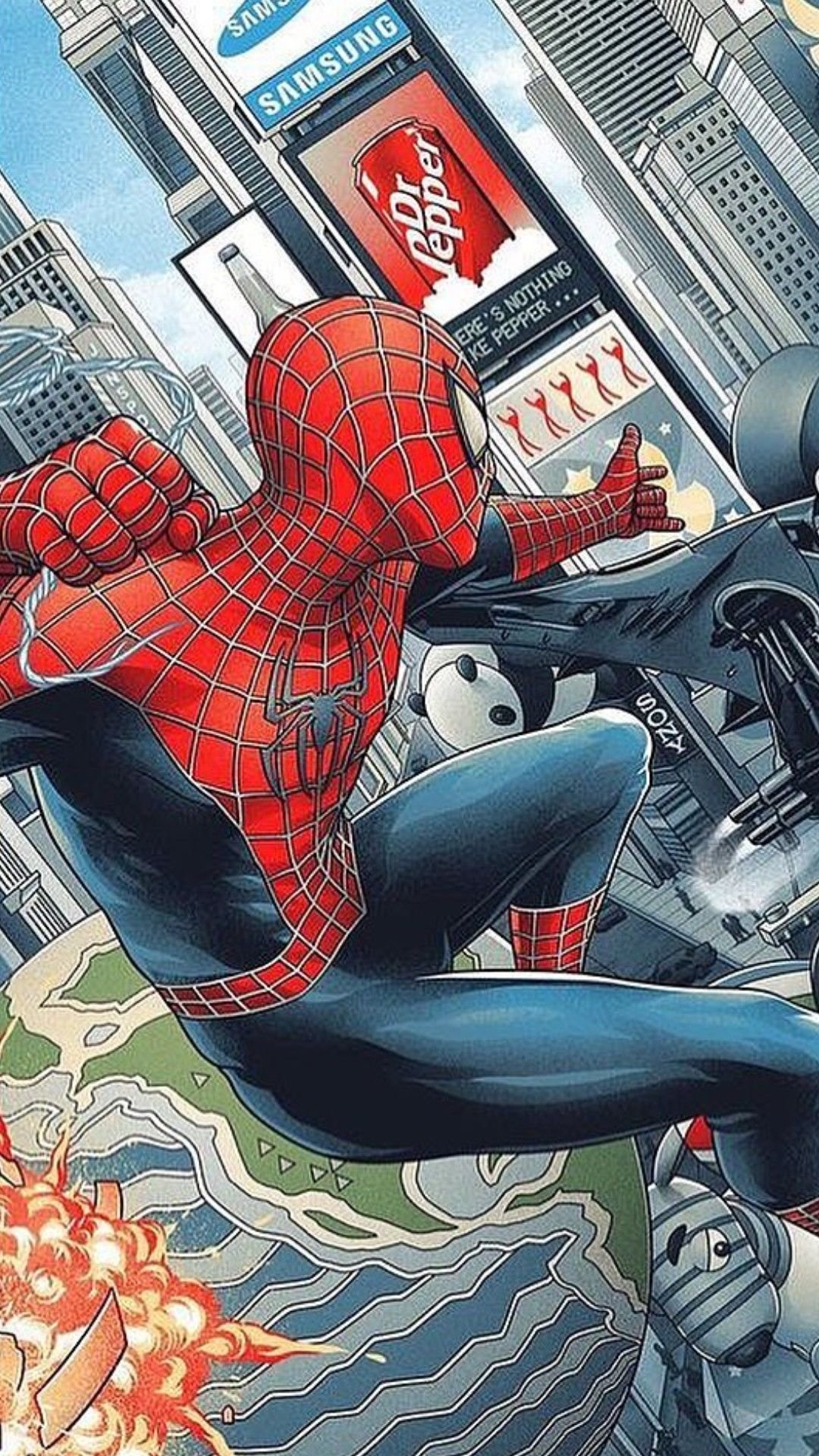 Stealth Suit Spiderman Wallpaper