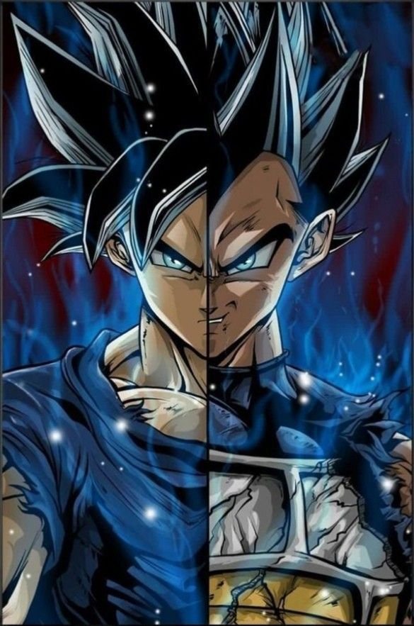 Super Saiyan Blue Goku Vs Golden Frieza Wallpaper
