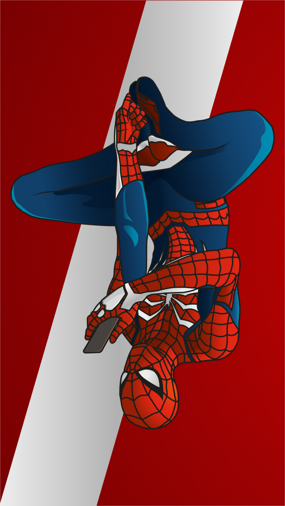 Symbiote Spiderman Symbol Wallpaper