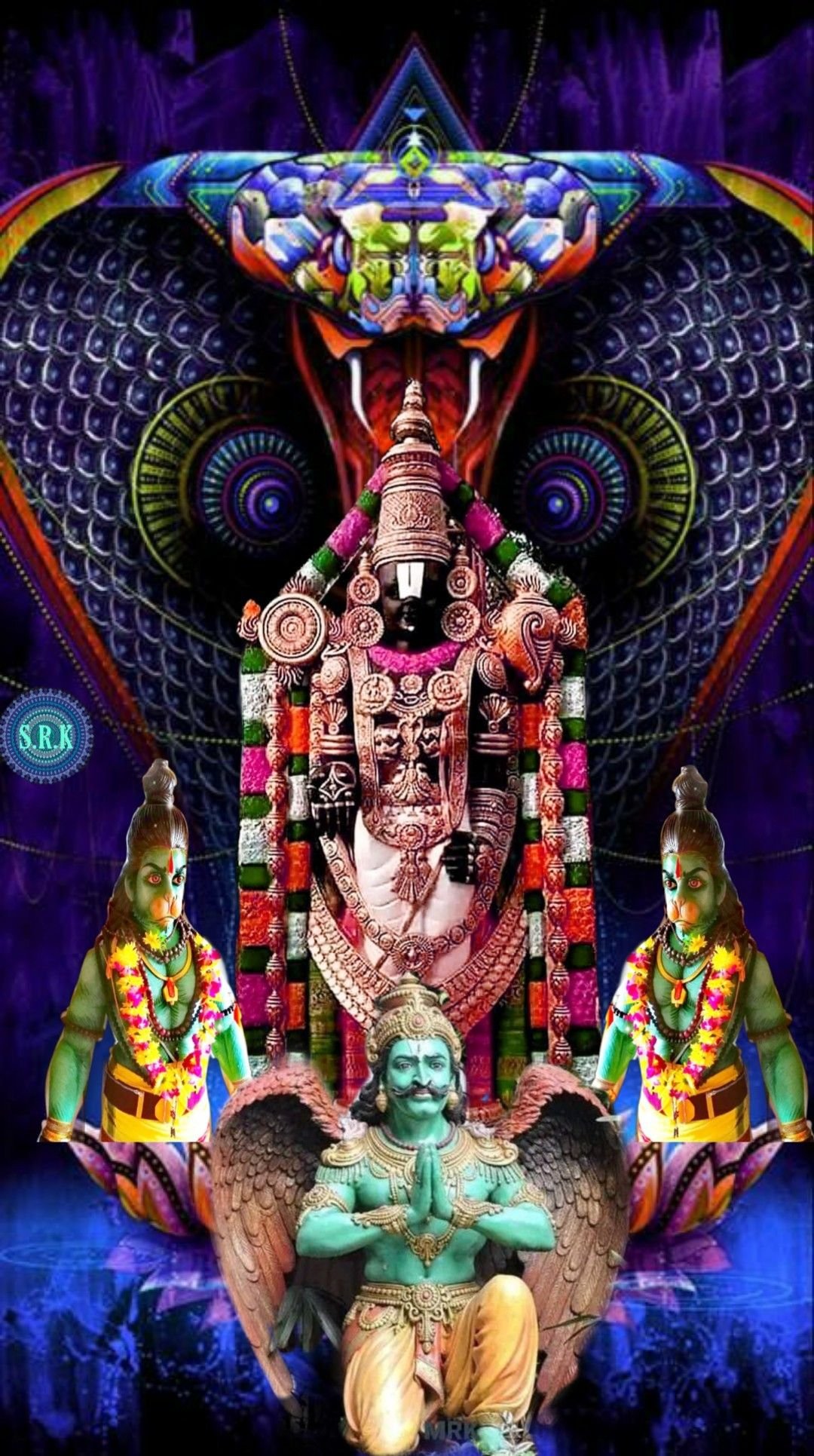 Tirupati Balaji With Lakshmi HD Images