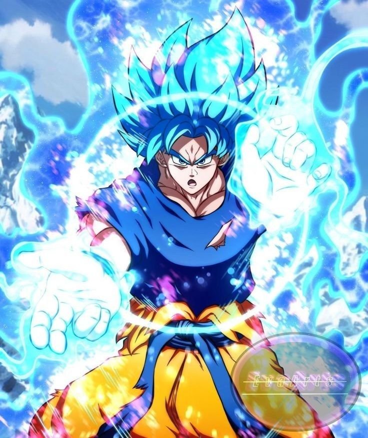 Wallpaper Goku Super Saiyan Blue