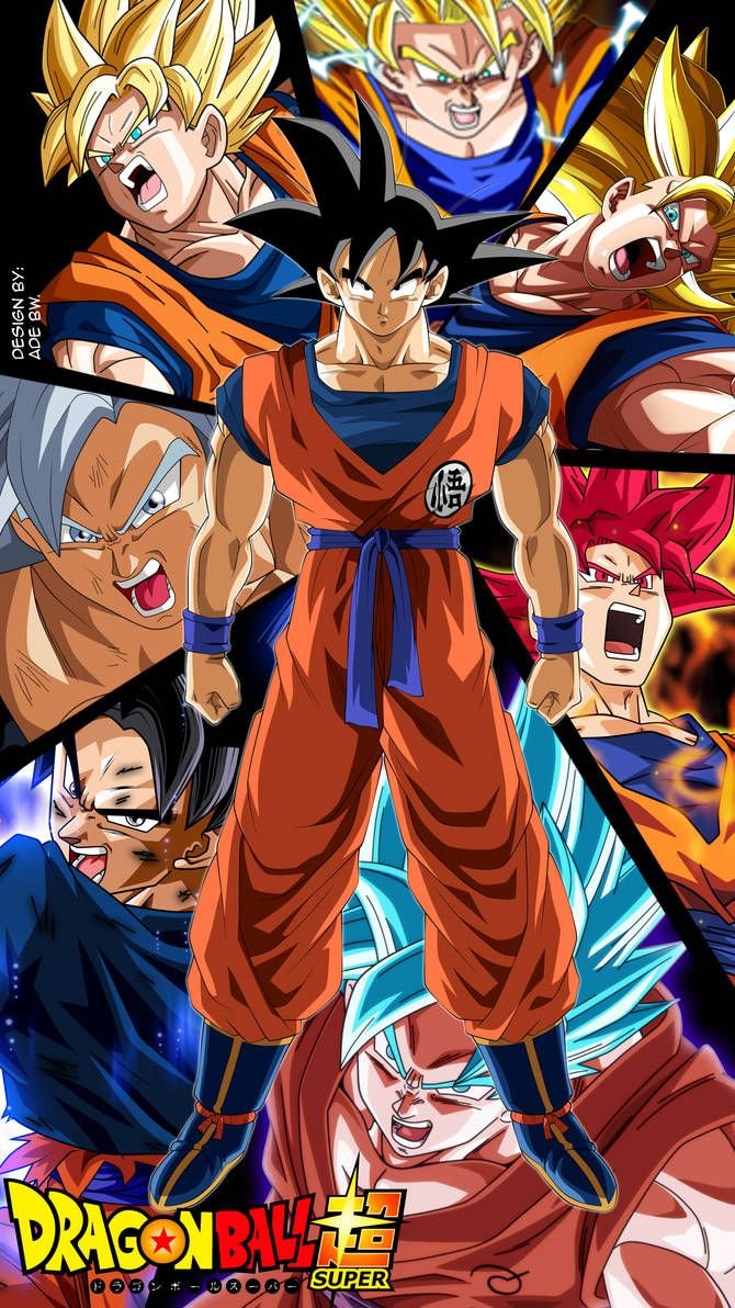 Wallpaper Son Goku Super Saiyan 4