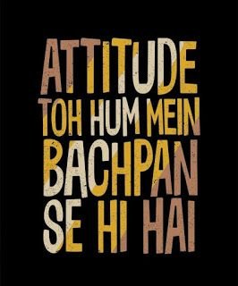 Whatsapp DP On Attitude